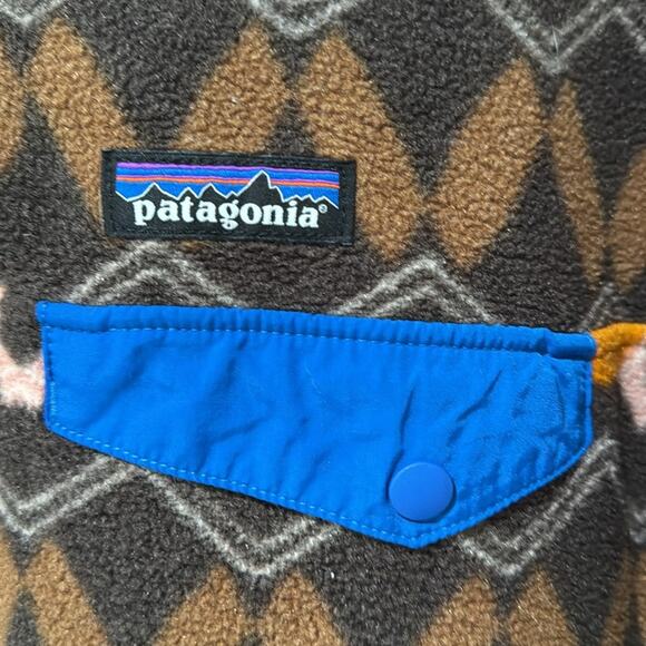 Patagonia Women’s Synchilla Fleece Snap T Pullover 
Winter Warm Skiing - Picture 3 of 9